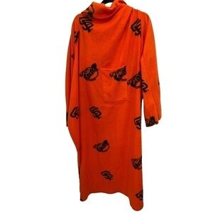 𝅺HTF SF Giants Wearable Fleece Orange & Black Stadium Blanket Fanta SGA